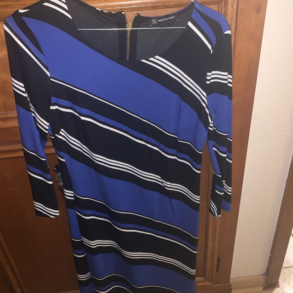 Multicolored business casual dress